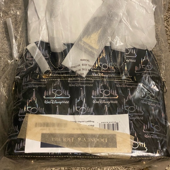 Disney Dooney and Bourke 50th/ Fifty anniversary leather Satchel - Picture 1 of 2